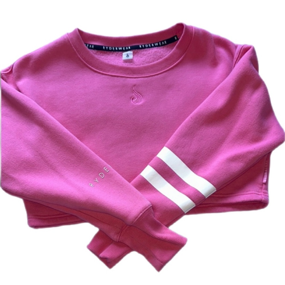 Ryderwear MOTION CROPPED SWEATER in PINK